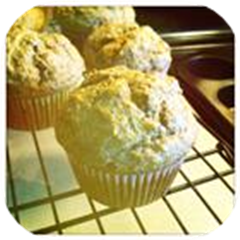 Poppy Seed and Banana Muffins