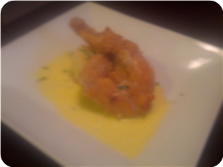 La Grenouille's Sauteed Frogs' Legs with Bearnaise Sauce and Tourneed Potatoes