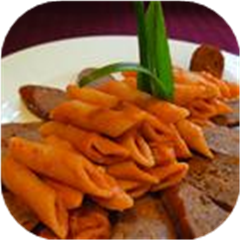Penne with Spicy Vodka Tomato Cream Sauce