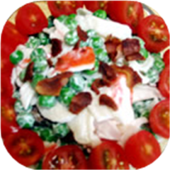 Pea and Crab Salad