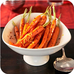 Honeyed carrots 