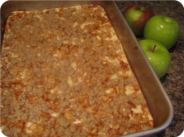 Apple Oat Cheesecake Bars