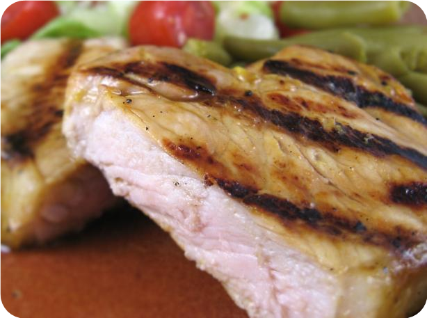 Sweet Mustard Pork Chops