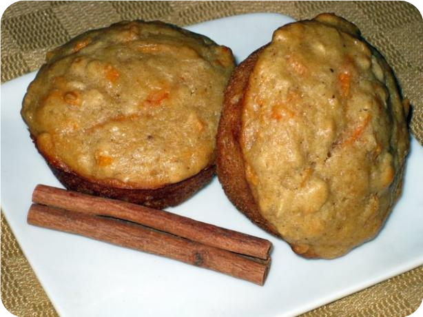 Oatmeal Carrot Muffins