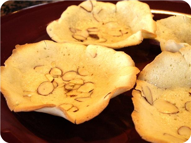 Lemon Anise Cookie Cups