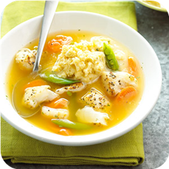 Veggie fish chowder 