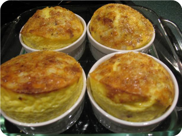 No Brainer Cheese and Egg Souffle