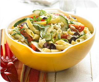 Greek pasta salad 