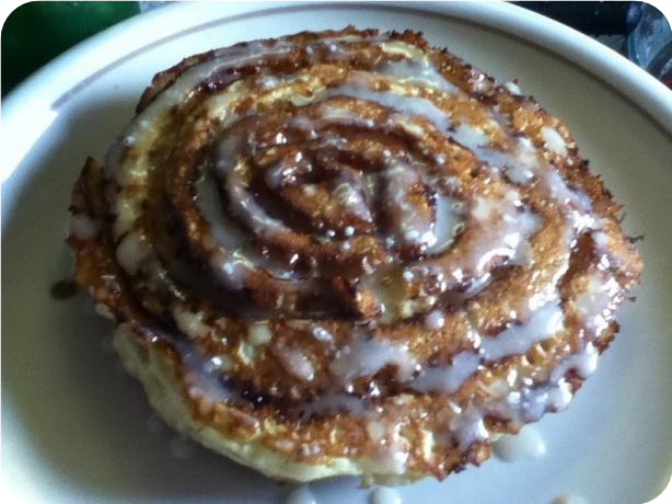 Cinnamon Roll Pancakes