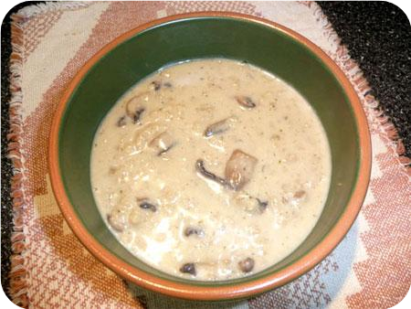 Swiss-Barley Mushroom Soup