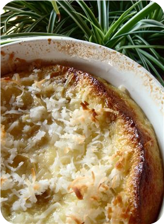 Banana Coconut Custard