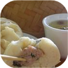 Chinese Steamed Buns with Meat Filling