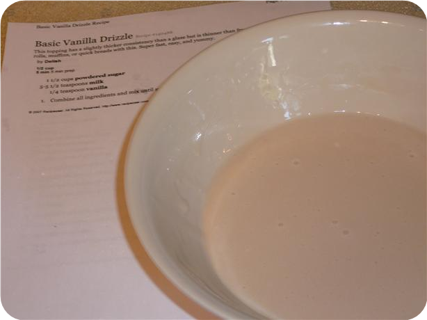 Basic Vanilla Drizzle