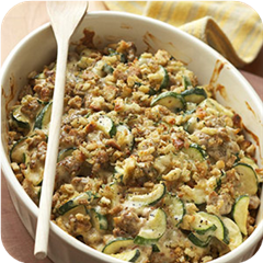 Zucchini-Sausage Casserole