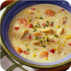 Quick Chicken and Corn Chowder