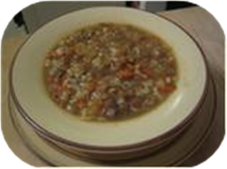 Lentil and Rice Soup With Sausage
