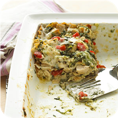 Chicken caesar lasagna 