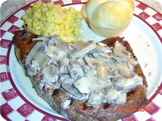 Creamy Mushroom Sauce for Steaks