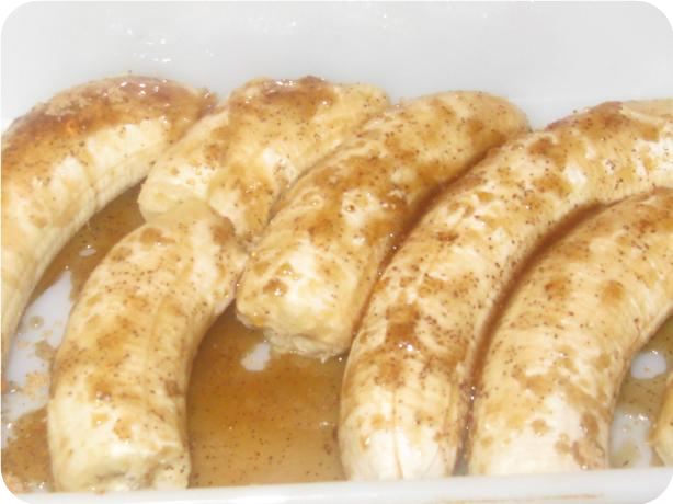 West Indes Baked Bananas - Guineos Al Horno