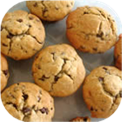 Mocha Chocolate Chip Banana Muffins