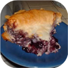 Fruit and Cream Phyllo Pie