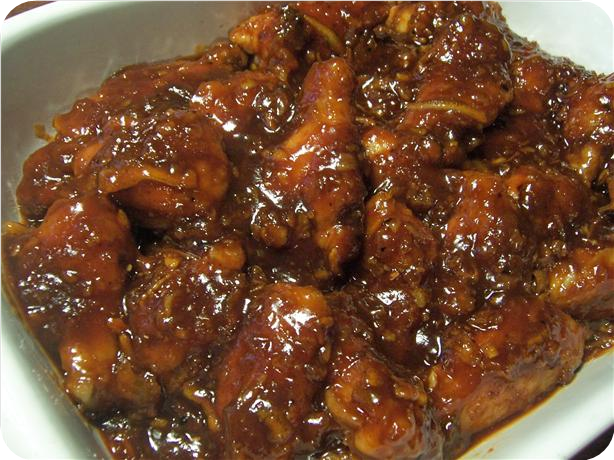 Ginger Orange Chicken Wings