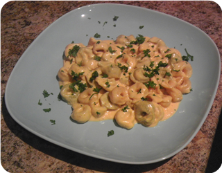 Pumpkin Alfredo Tortellini