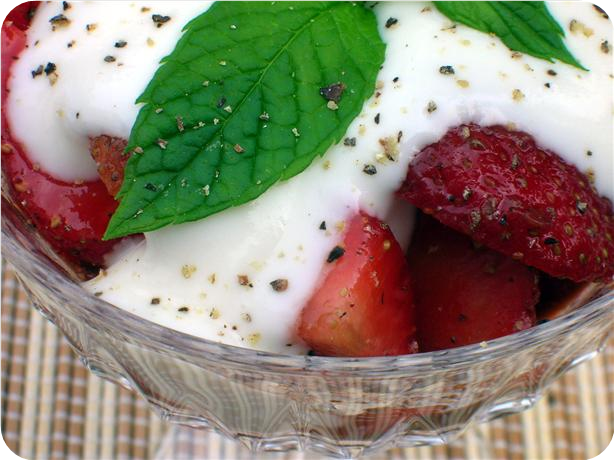 Strawberries With Brown Sugar &amp; Balsamic Vinegar
