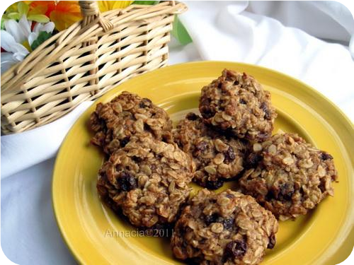 Egg Free Oatmeal Cookies