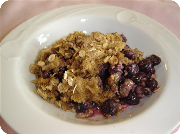 Fresh Blueberry Crisp