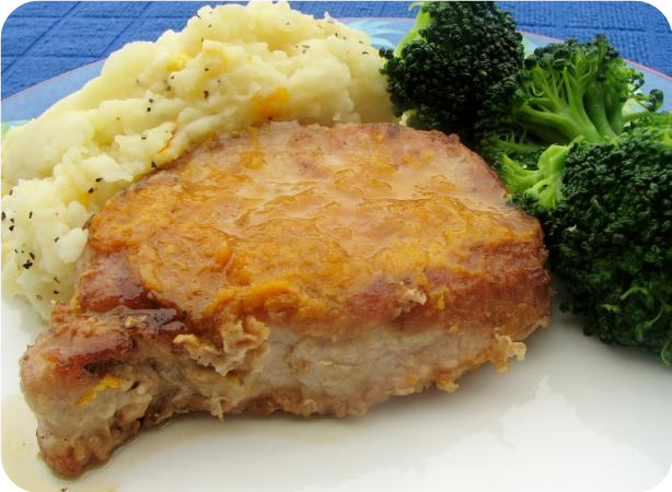 Pork Chops in Orange Sauce