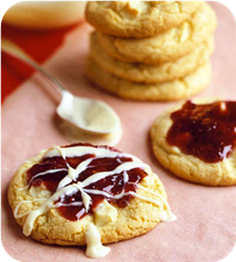 White Chocolate & Raspberry Cookies 