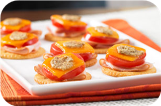 Open-Face Turkey Cheddar Melts