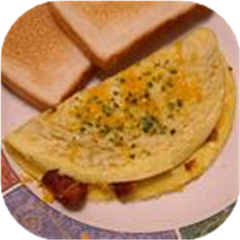 Crispy Bacon and Sweet Onion Omelet
