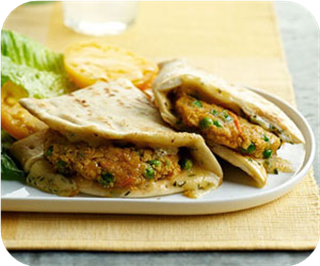 Falafel patty melt 