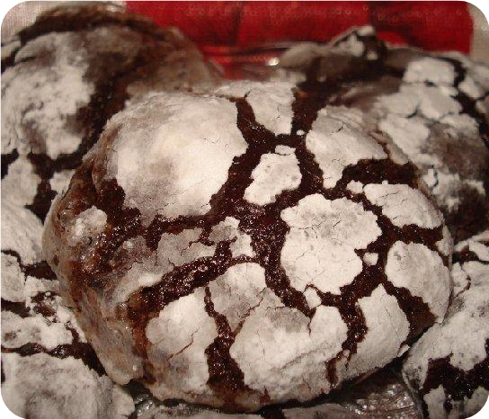 Chocolate Crinkle Cookies