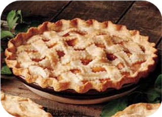 Lattice Peach-Apple Pie