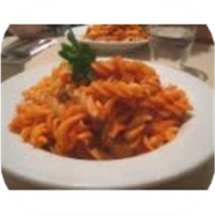 Pasta with Chicken Mushroom Cream Sauce