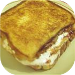 Gooey Toasted PB and J's