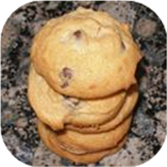Rosy Raisin Nut Cookies