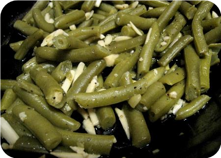 Garlic Almond Green Beans