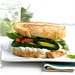 Farmer's market grilled cheese 