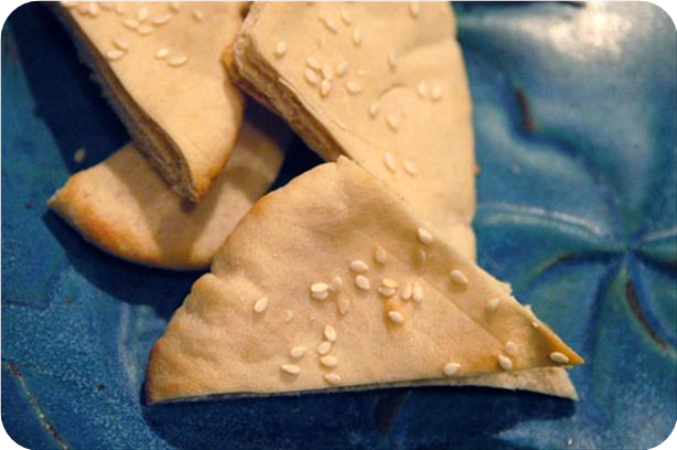 Sesame Pita Crisps