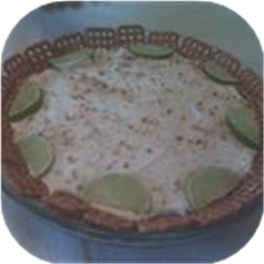 Key Lime and Pretzel Pie