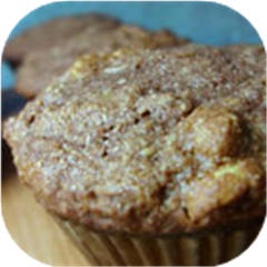 Chocolate Raisin Oatmeal Muffins