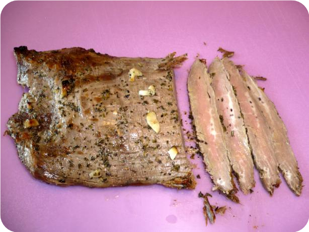 London Broil ( Broiled Flank Steak)