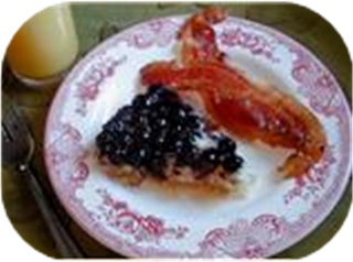 Blueberry Cherry Pancakes