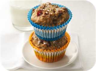Cereal Apple-Cran Muffins