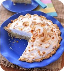 Toasted coconut macadamia cream pie 