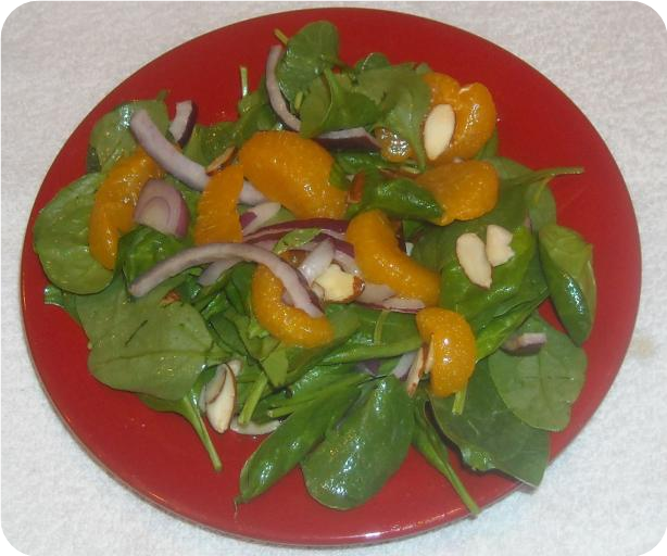 Mandarin Spinach Salad